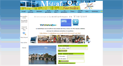 Desktop Screenshot of mediatheque-vierzon.fr